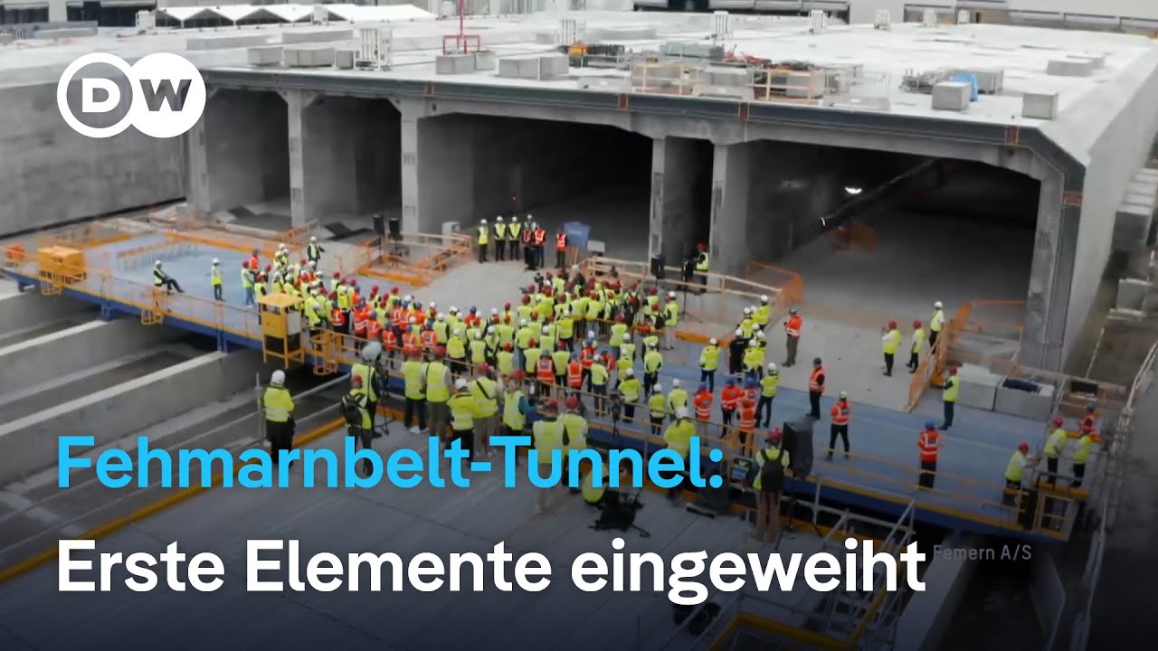 Die ersten Elemente des längsten unterirdischen Tunnels der Welt wurden eingeweiht | DW Nachrichten