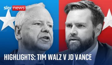 Walz v Vance: Highlights of US Vice Presidential debate