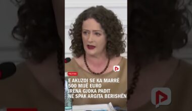 E akuzoi se ka marrë 500 mijë euro, Irena Gjoka padit në SPAK Argita Berishën