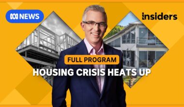 Housing Crisis Heats Up + Murray Watt Interviewed | Insiders Full Program | ABC News