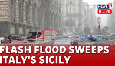 Italy Floods LIVE | Record Rain Causes Flash Floods in Italy's Sicily | Sicily Floods LIVE | N18G