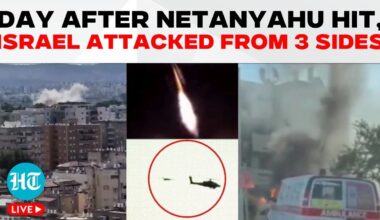 Israel- Iran War LIVE | Israel Attacked From 3 Sides A Day After Netanyahu House Attack | Gaza War