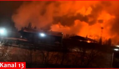 Ukrainian drones attack large Russian military factory - Explosion occur on territory of plant