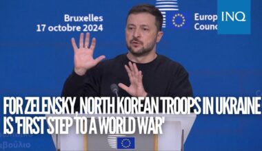 For Zelensky, North Korean troops in Ukraine is 'first step to a World War'