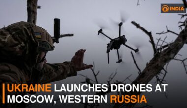 Ukraine launches drones at Moscow, Western Russia | DD India