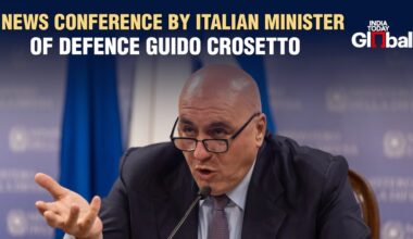 LIVE: Italy's Minister Of Defence Guido Crosetto Addresses The Nation