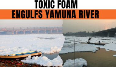 LIVE : Toxic Foam Covers Yamuna River in Delhi! | Delhi Air Pollution  |  Yamuna River | News9