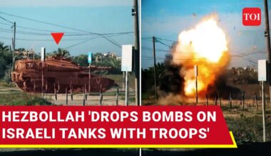 Israeli Troops, Tanks 'Hit' As Hezbollah Drops Bombs On IDF Sites; 100 Rockets Fired In 17 Strikes