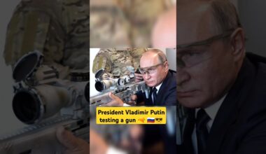 President Vladimir Putin testing a gun,#putin #moscow #history #russia #sovietunion #shorts #video