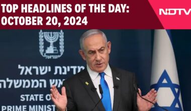 Netanyahu Hits Out At Hezbollah For Drone Attack | Top Headlines Of The Day: October 20, 2024