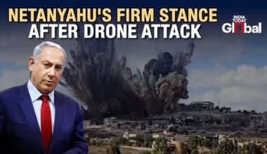 Netanyahu's Strong Response to Hezbollah Drone Strike: Tensions Escalate