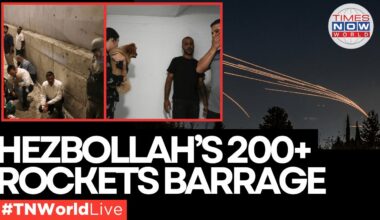 LIVE | Hezbollah Unleashes 200+ Rockets on Israel – Is This the Start of Full-Scale War?