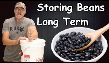 How To Properly Store Beans In 5 Gallon Buckets - Long Term And Emergency Storage