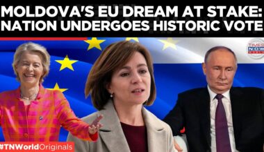 EU Dreams vs Russian Cash! Moldova Votes in Historic Referendum | Times Now World