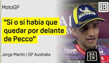 Jorge Martín se puso en 'modo Mundial' frente a Bagnaia tras estar a punto de caerse en Australia