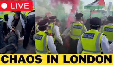 🚨 LIVE: Hamxs Supporters TARGET Innocent Londoners