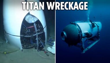 Chilling first video of mangled Titan submarine shows wreck after deadly implosion