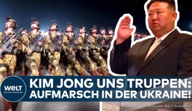 PUTINS KRIEG: Nordkorea schickt 12.000 Soldaten gegen die Ukraine! Schützenhilfe für Russland!