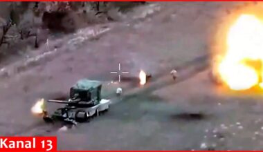 Ukrainian soldier brilliantly destroys Russian tank with Javelin, but it was dangerous