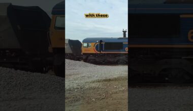 Bottom Discharge Wagons #train #freight #GBRF