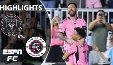 LIONEL MESSI HAT TRICK 😮 Inter Miami vs. New England Revolution | MLS Highlights | ESPN FC