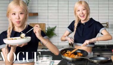 Rosé Cooks Kimchi Fried Rice Dinner | Now Serving | Vogue