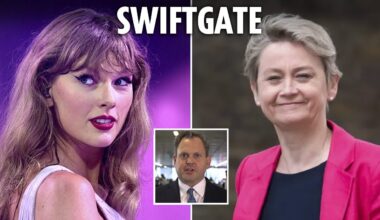 Fury as Home Sec watched Taylor Swift for FREE after urging cops to give star VIP escort