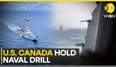 US, Canada Hold Naval Drill; USS Higgins HMCS Vancouver Sail Through Taiwan Strait | WION