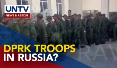 Video footage ng umano’y North Korean troops sa Russia, inilabas ng Ukraine