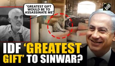 Israel-Hamas War | ‘Kill me by F-16’ Video of Sinwar requesting for ‘gift’ from IDF goes viral