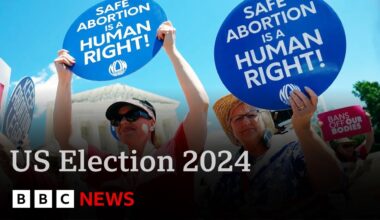 US Election 2024:  Abortion is key issue in swing states  | BBC News