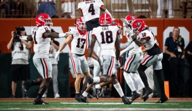 Best photos from Georgia's epic win over No. 1 Texas