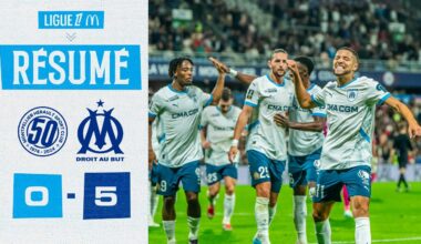 Montpellier 0-5 OM : Le résumé du match