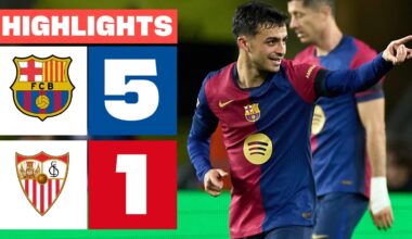 FC BARCELONA 5 - 1 SEVILLA FC I RESUMEN LALIGA EA SPORTS