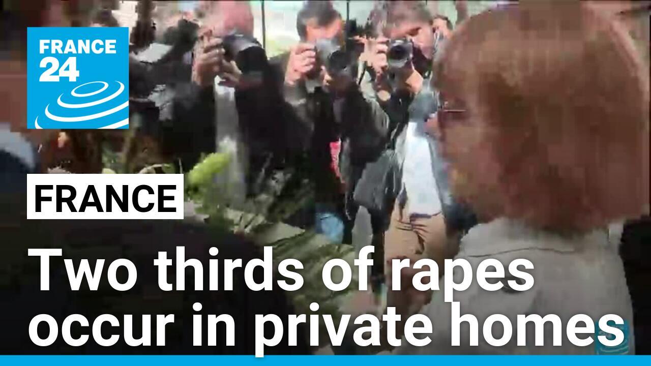 In France, two thirds of rapes occur in private homes, as highlighted by a historic mass rape trial