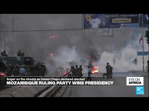 Anger on the streets as ruling party candidate declared president-elect in Mozambique • FRANCE 24