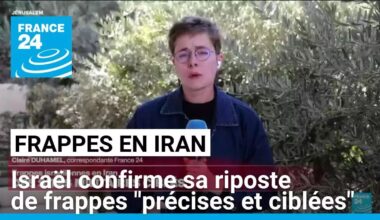 L'armée israélienne annonce avoir frappé des sites militaires en Iran • FRANCE 24