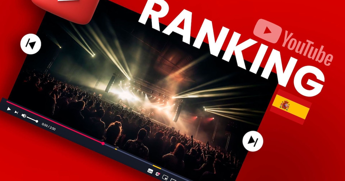 Ranking de YouTube en España: la lista de los 10 videos musicales en tendencia hoy