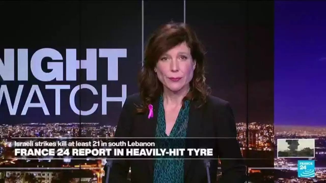 France 24 report: Israel strikes historic Lebanese city of Tyre • FRANCE 24 English