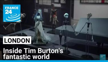 Tim Burton exhibitions opens in London: inside the filmaker's fantastic world • FRANCE 24 English