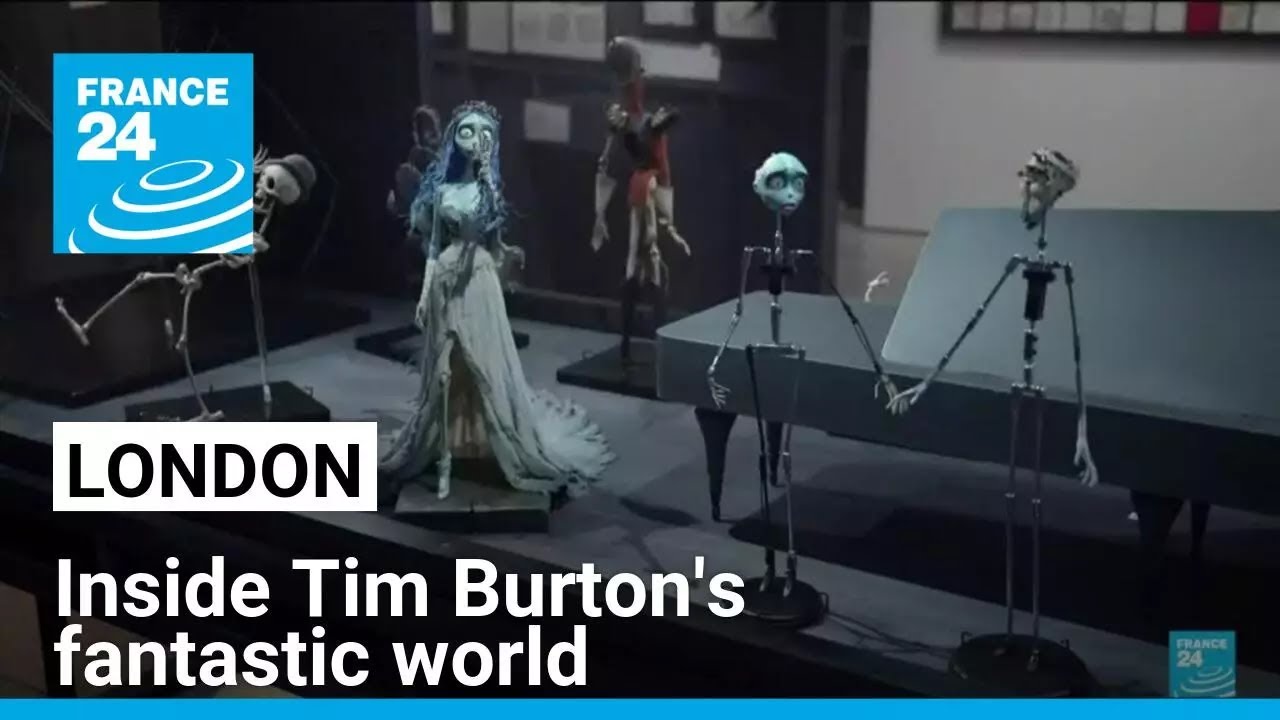 Tim Burton exhibitions opens in London: inside the filmaker's fantastic world • FRANCE 24 English