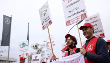 Workers launch strikes as Germany frets over industrial future