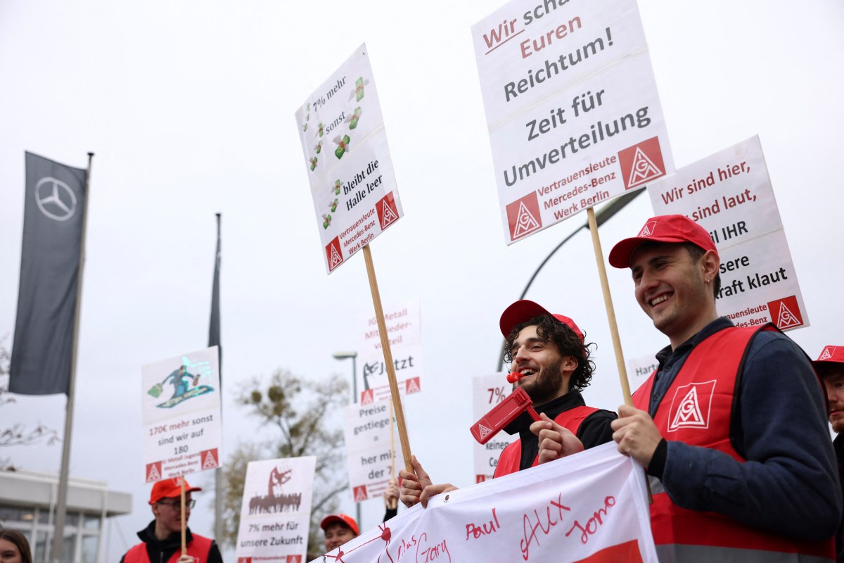 Workers launch strikes as Germany frets over industrial future