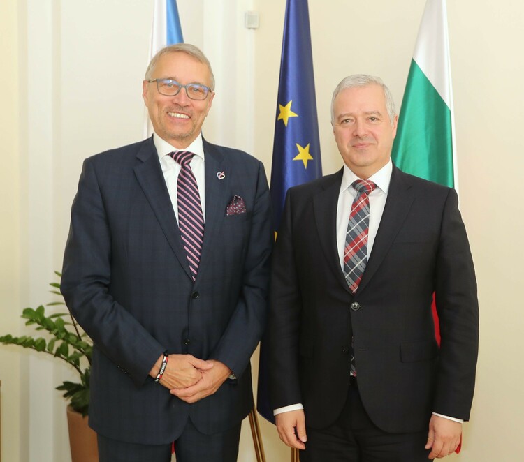 Bulgaria's Foreign Minister Kondov Meets Czech European Affairs Minister Dvorak