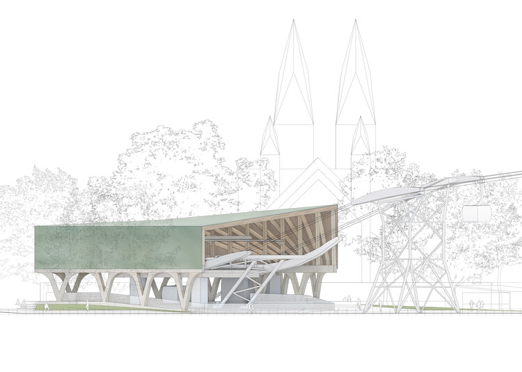 Snøhetta Wins Design Competition for Cable Car Stations in Koblenz, Germany - Image 3 of 6