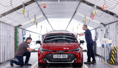 Toyota’s 5 Millionth car built in the UK