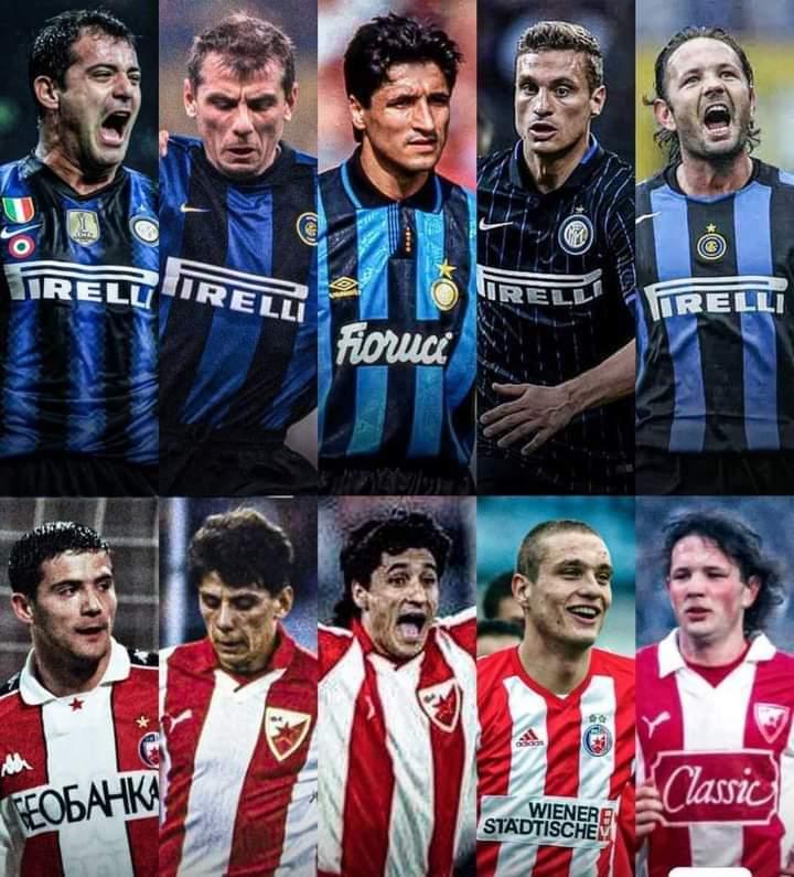 After the game last night between Inter and Red Star Beglrade, a quick remineder of some players who were playing for both teams in their careers! What a great names!