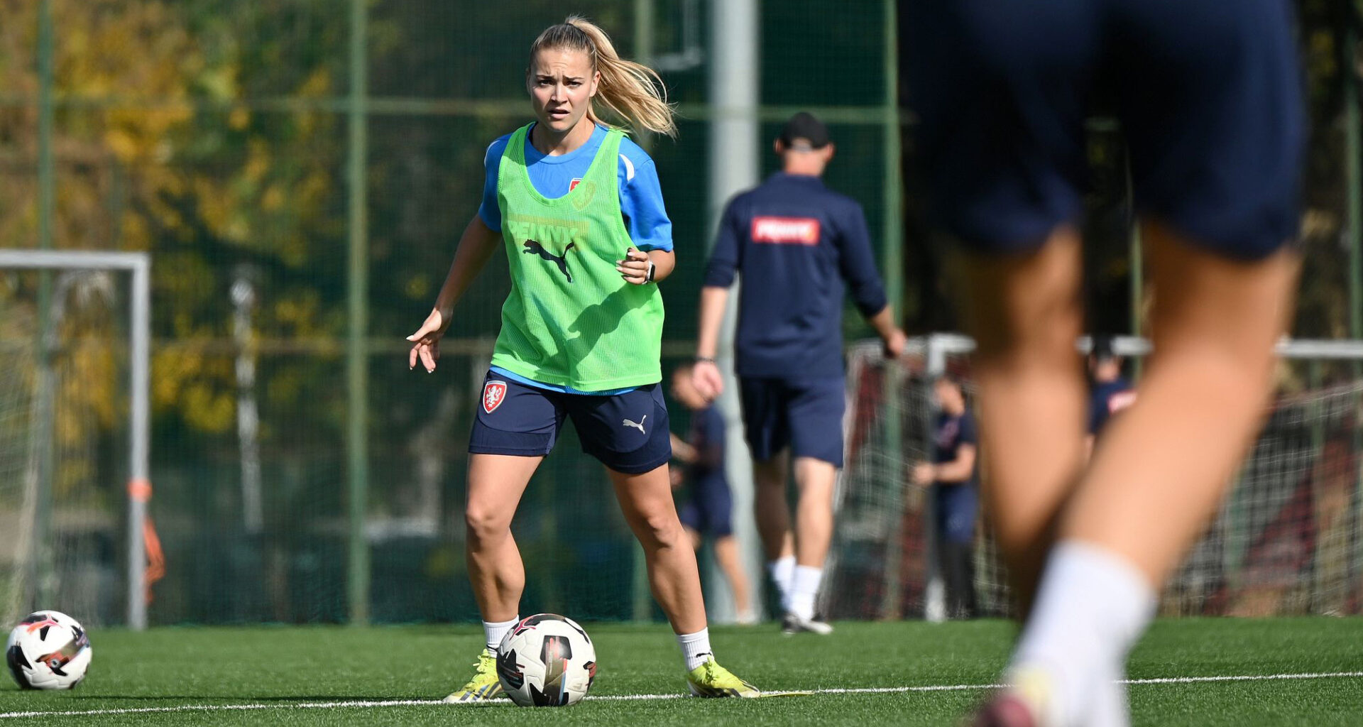 České fotbalistky odehrají v úterý druhé barážové utkání proti Bělorusku