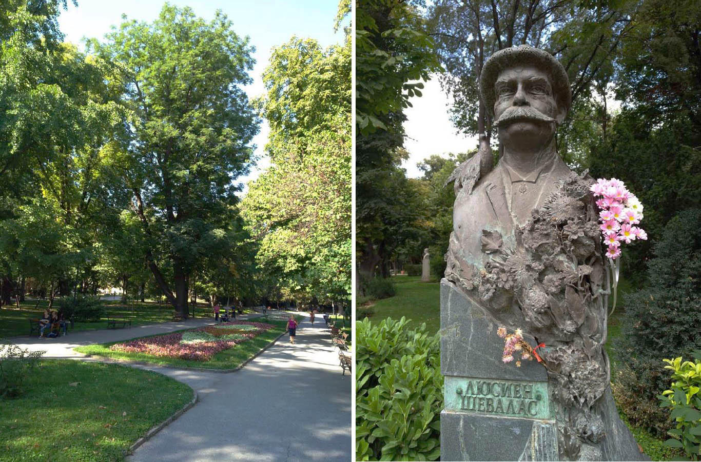 The flowers still blossom in the city park Lucien Chevallaz built, and they are still a joy to behold. His statue shows that he had a profound impact on the city of Plovdiv. zvg