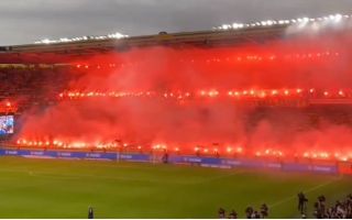 Denmark: Unsafe during the Copenhagen derby.